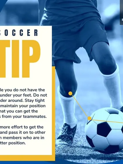 An important tip for all players on maintaining position and effort even when you do not have the ball. We teach the importance of off-the-ball movement and team positioning.