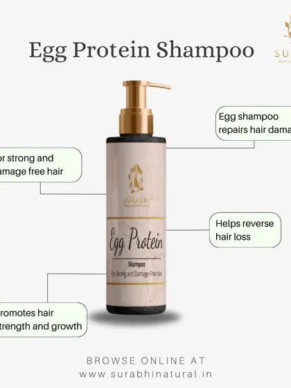 My Egg Protein Shampoo is designed to be a complete repair treatment. It helps reverse hair loss, promotes strength and growth, and repairs existing damage for strong, healthy hair.