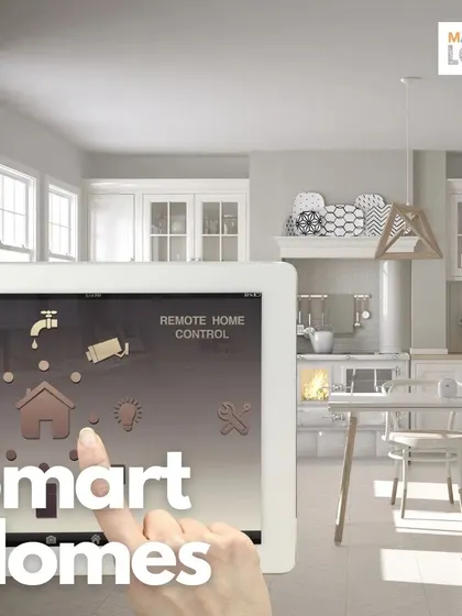 A duplicate graphic showing a smart home interface, a topic covered in my advanced online courses.