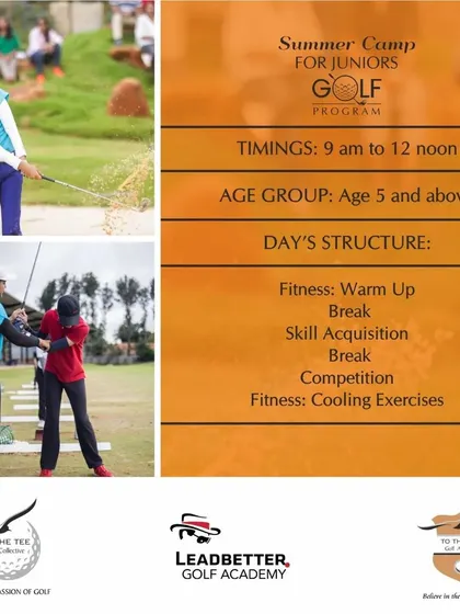 Our program structure ensures a holistic approach, with dedicated time for fitness, skill acquisition, and competition for junior golfers aged 5 and above.