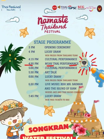 We were proud to be part of the Namaste Thailand Festival, performing a Muay Thai demonstration to celebrate Thai culture here in India.