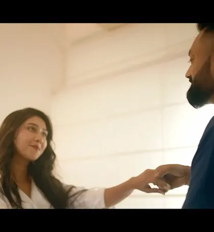 A still from 'Pehle' showing a moment of connection between the characters. These scenes are crucial for telling the emotional story of the track.