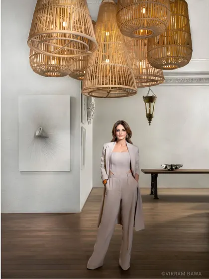 Design dreams with the extremely beautiful Sussanne Khan. This advertising campaign was all about capturing a sense of sophisticated living and high-end aesthetics.