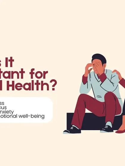 Why is mindfulness so important for mental health? It reduces stress, improves focus, decreases anxiety, and supports overall emotional well-being by helping you respond to life's challenges rather than react to them.