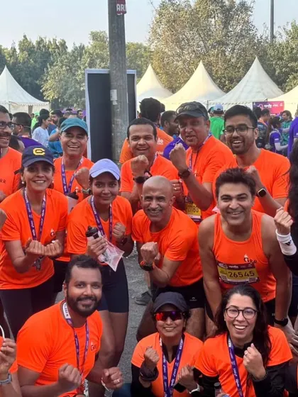 More happy faces from the GRR tribe after conquering the New Delhi Marathon. This is what victory looks like.