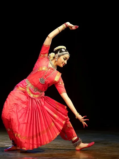 A pose from my thematic recital 'Venkatesha Shreesha'. The entire performance was a narrative journey, using the language of dance to express the glory of the Lord of Tirumala.