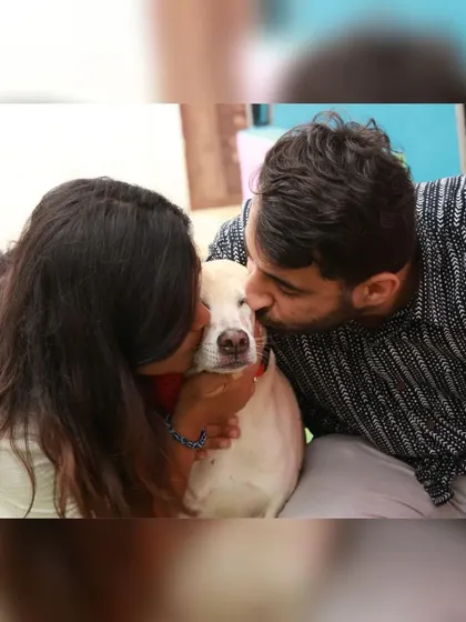 A moment of pure love. Pets are family, and we love capturing these beautiful bonds between them and their humans.