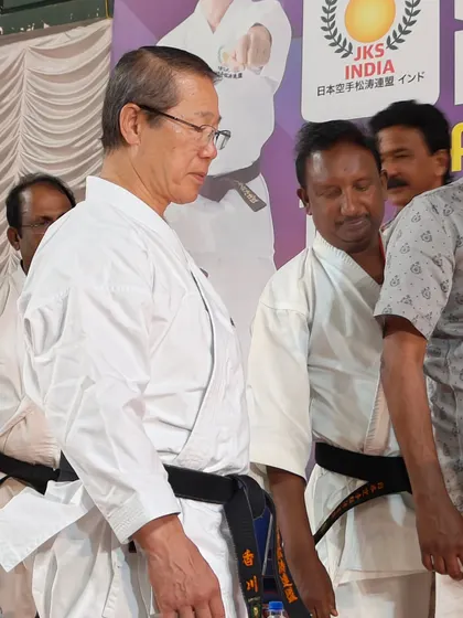 Another opportunity to learn from Shihan Masao Kagawa during his visit to India. Every moment with a master of his caliber is a profound learning experience.