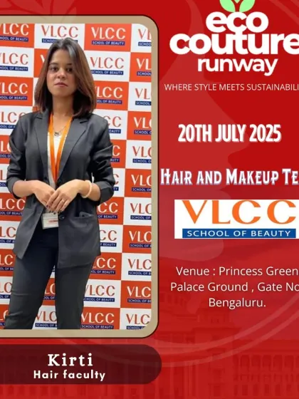 We are proud to announce that our hair faculty, Kirti, will be part of the Hair and Makeup team for the Eco Couture Runway event. Our faculty are active industry professionals.