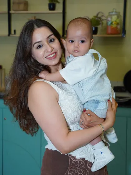 A precious moment between a mother and her baby. Our facility is welcoming for families with children of all ages.