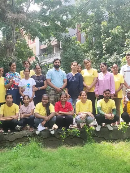 A group photo of our students and instructors after a successful Shatkarma session. Completing these powerful techniques together builds a strong sense of community and shared accomplishment.