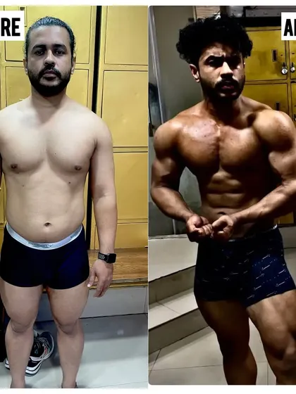 My own journey is the foundation of my coaching. I went from a higher body fat percentage to a competition-ready physique by applying the science-based principles I now teach to all my clients.