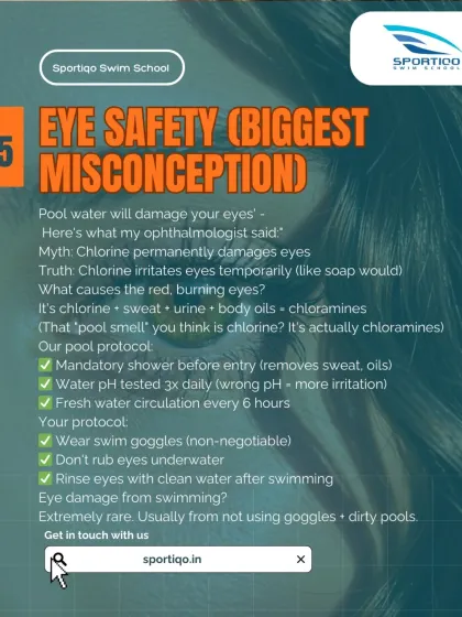 The biggest misconception is that pool water permanently damages eyes. An ophthalmologist will confirm that chlorine only causes temporary irritation, and wearing goggles is the simple, non-negotiable solution for complete eye safety.