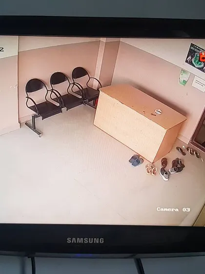 A simple, effective shot of a waiting area, ensuring the space is monitored.