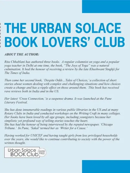 About the author: A look at Rita Chhablani's impressive literary journey. We love to feature and support talented writers in our club.