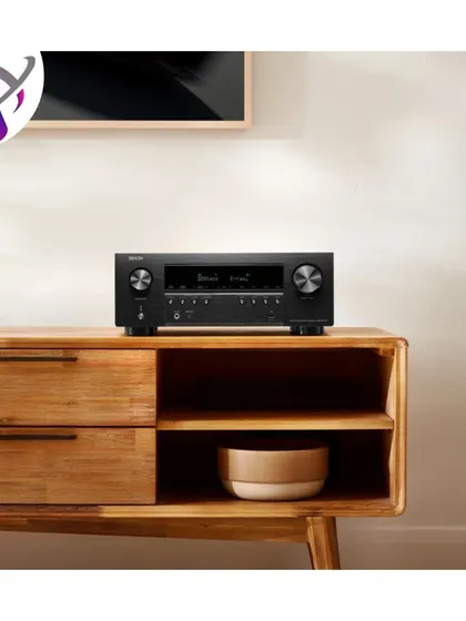 The Denon S-Series AV receivers are an excellent starting point for building your first home theater. They offer a great balance of budget, capability, and connectivity to power your new sound system.