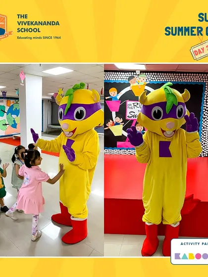 Super K on the road! We partner with schools and events, like this Super Summer Camp, to bring our special brand of fun to the wider community.