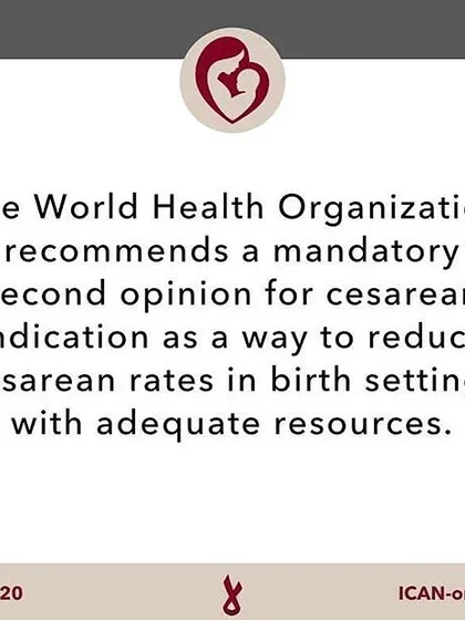 The World Health Organization recommends a mandatory second opinion for cesarean indications as a way to reduce unnecessary surgeries. This highlights the importance of questioning and ensuring a C-section is truly the safest path for you and your baby.