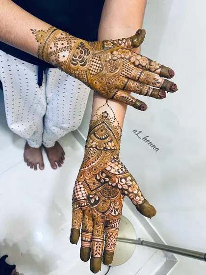 A different angle of the intricate party design, showing its flow and movement.