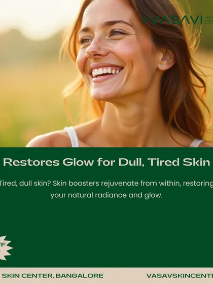 If you have tired, dull skin, Skin Boosters can help. They rejuvenate the skin from within, restoring its natural radiance and glow.