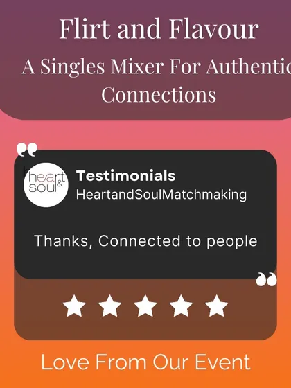 "Thanks, Connected to people." This gets right to the point and confirms the event achieved its primary goal.