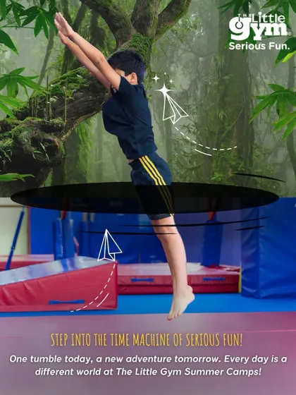 Step into a time machine of serious fun! One day it's a jungle, the next it's outer space. Every day is a different world at our summer camps, sparking imagination and a love for adventure.