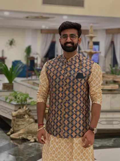 A pre-gig shot from a wedding performance in Khajuraho. Excited to bring my music to this historic and beautiful location.