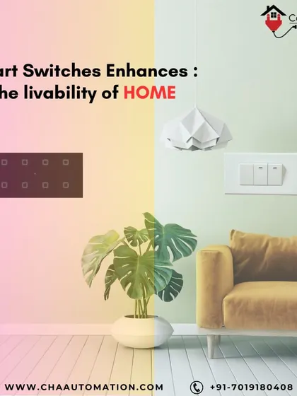 Smart switches enhance the livability of your home. By replacing traditional switches with our smart panels, you gain remote control, energy efficiency, and a modern aesthetic.
