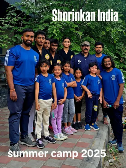 A group photo from our 2025 summer camp. It is great to see students of all ages, from young children to senior instructors, coming together as one team.