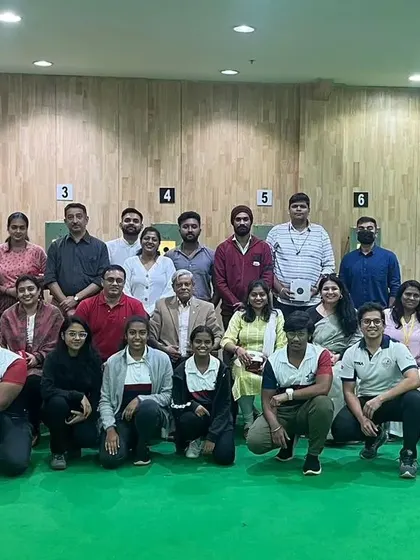 A proud moment with a corporate team from E2E People and Great Place to Work India. This group photo captures the sense of accomplishment and camaraderie after a successful and fun filled team building session at our academy.