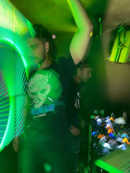 Sometimes the pictures are blurry because the energy is just that chaotic. A snapshot from a wild night in Coimbatore with DJ Yash Martino.