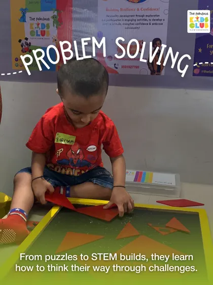 Problem-solving is a skill we build through play. From fitting puzzle pieces to constructing with STEM blocks, children learn how to think their way through challenges, developing focus and persistence in a supportive environment.