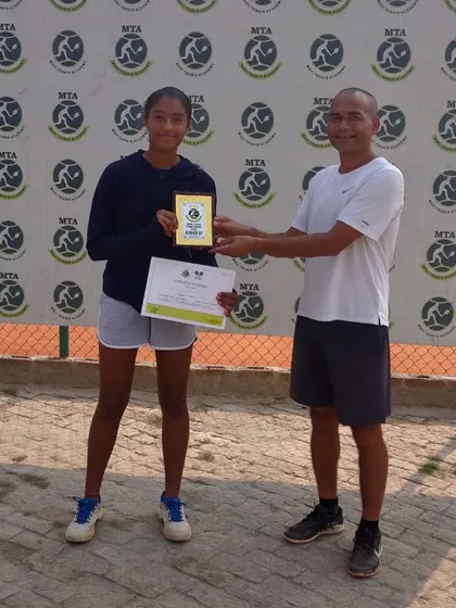 Dyuti Jain recognized as the runner-up in Girls Under-16 Singles at the Championship Series Tournament in Noida. Her performance shows the grit and determination we nurture in our players.