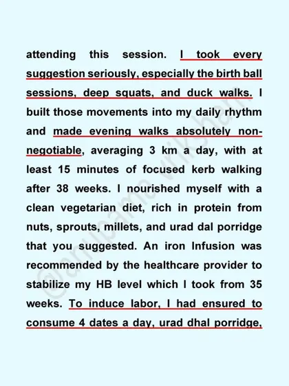 A VBAC birth after a nine-year gap! This mother from Canada shares how my labor management session became a "lighthouse" for her, guiding her with exercises and diet to prepare her body.