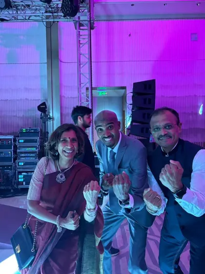 Our members were thrilled to meet the legendary Sir Mo Farah, the event ambassador for the Tata Mumbai Marathon.