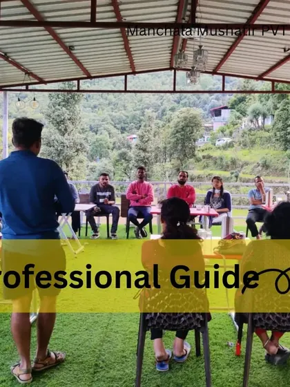 A shot of our professional guide briefing a group. Our guides are experienced locals who not only know the routes but also care for your safety and comfort, making you feel like family.