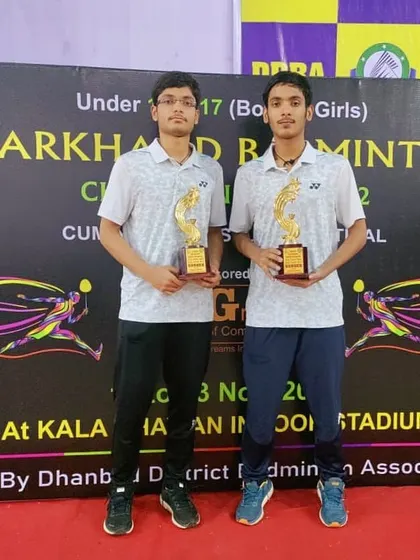 Congratulations to Amaan and Ayaan for their medals in the U-17 singles and doubles at the Jharkhand state championship.