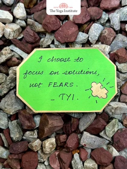 "I choose to focus on solutions, not fears." This mindset empowers action and helps you move forward with clarity and calm, instead of being trapped by fear.