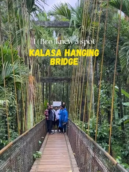 A fun stop at the Kalasa Hanging Bridge, a suspension bridge surrounded by lush greenery, which we visit as part of our Kudremukha region treks.