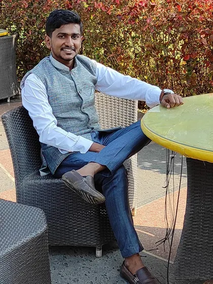 A smart casual look with a Nehru jacket, suitable for various character types.