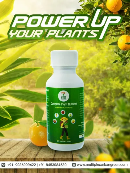 Power up your plants with our Complete Plant Nutrient solution. This liquid formula contains all the essential micro and macro nutrients needed to enhance root development and improve flowering and fruiting for all plant types.