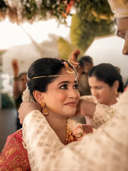 The essence of a sacred ritual is in the eyes. This gentle, emotional exchange during the ceremony is a perfect example of the candid, heartfelt moments I live to document.
