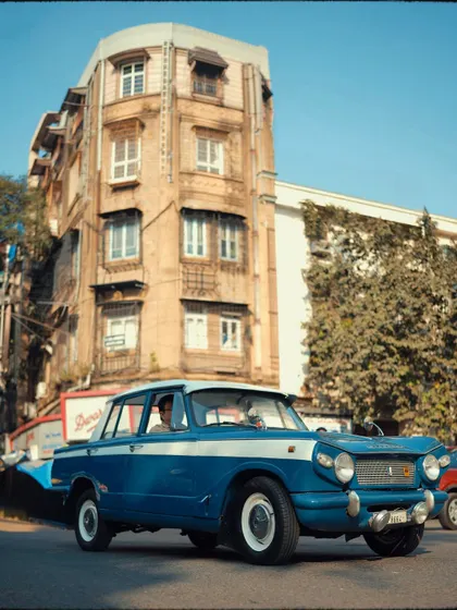 There's a timeless story in the classics. For automotive shoots, I love placing vintage cars like this one into the city's landscape, making them feel like characters that have been navigating these streets for decades.