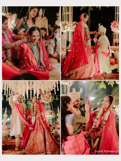 A four-part story of the wedding ceremony, from rituals with family to the couple's celebratory dance.