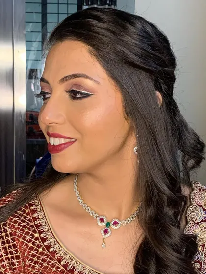 An unedited, no-filter shot showcasing a flawless base. Good makeup starts with good skincare, and I always guide my clients on how to prep their skin for the best results.