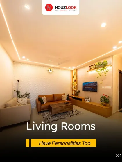 Every living room has a personality. This cozy and modern space features warm lighting, natural wood tones, and comfortable seating, proving that style and comfort can coexist beautifully.