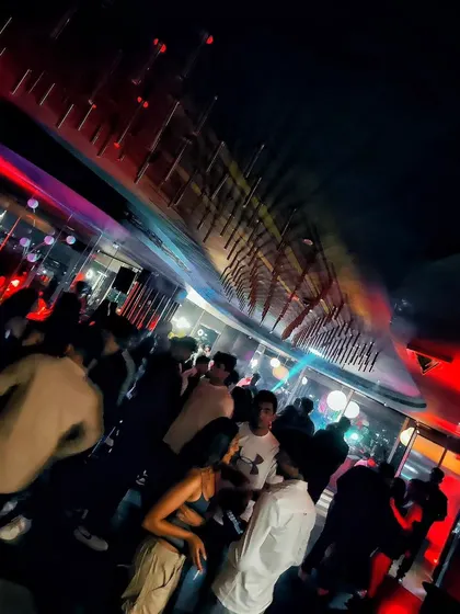 The vibe at "The Escape," a party on the 17th floor. This highlights my experience with exclusive, high-end private events.