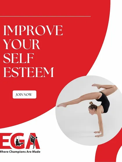 Improve your self-esteem by mastering new skills and building physical strength. Gymnastics provides a clear path to building confidence.