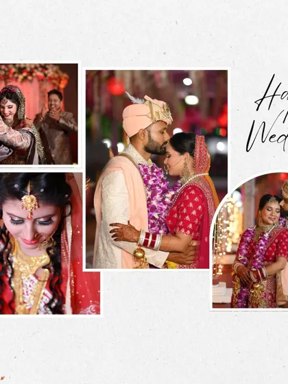 It brings me immense joy to see couples we've united, celebrating their special day. This collage captures the happiness and sacred bond of marriage that we strive to create for every family that places their trust in us.
