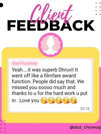 "It went off like a filmfare award function." This is the ultimate compliment for me. My goal is always to make your sangeet feel like a grand, blockbuster event.